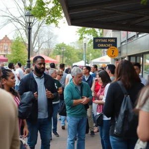Diverse community members engaging in activities in Syracuse