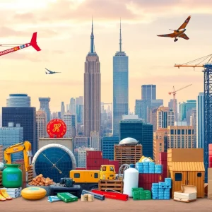 Collage of New York-made products showcasing manufacturing diversity