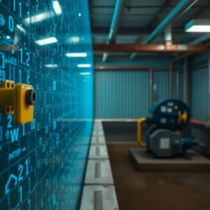Digital security measures at a water utility facility