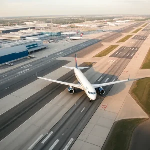 Delta Air Lines Embraer 175 aircraft at Memphis International Airport
