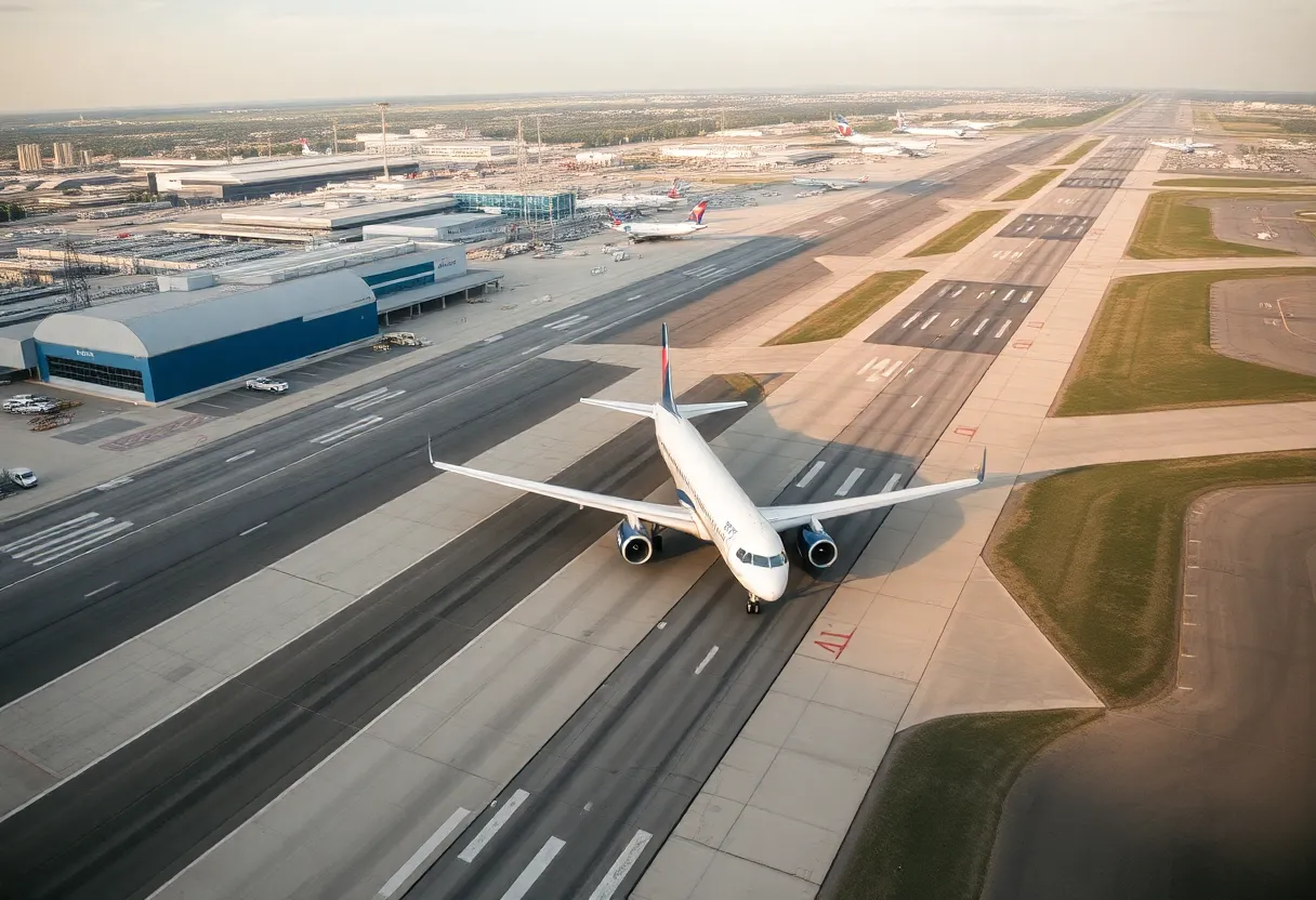 Delta Air Lines Embraer 175 aircraft at Memphis International Airport