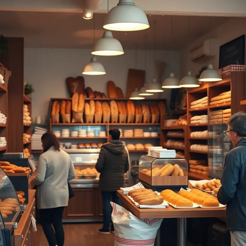 Interior view of Duluth’s Best Bread bakery