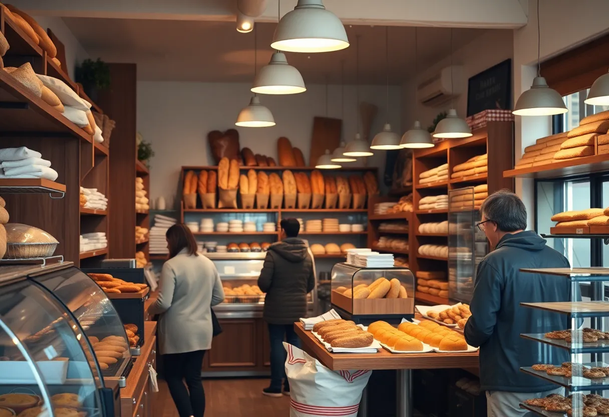 Interior view of Duluth’s Best Bread bakery