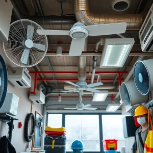 Cooling and protective equipment for workers in extreme heat