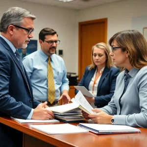 Professional office environment emphasizing workplace dynamics