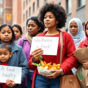 Families in New York facing healthcare and food security challenges