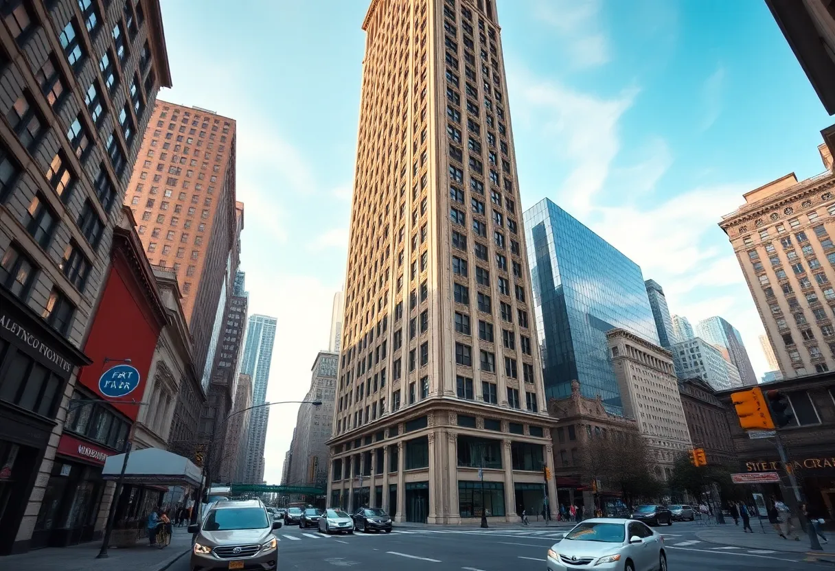 Empty offices in the Helmsley Building, New York City