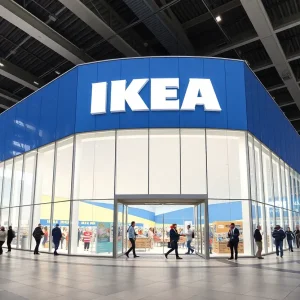 A modern IKEA store located in upstate New York