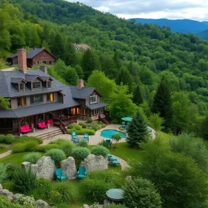 Beautiful luxury hotel in Upstate New York surrounded by nature