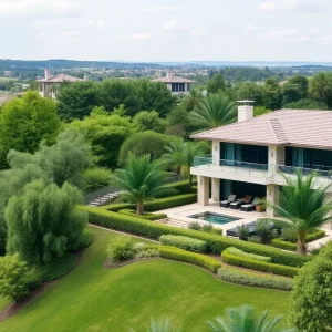 Luxurious real estate property in Romulus with water view