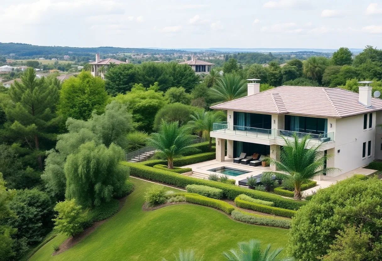 Luxurious real estate property in Romulus with water view