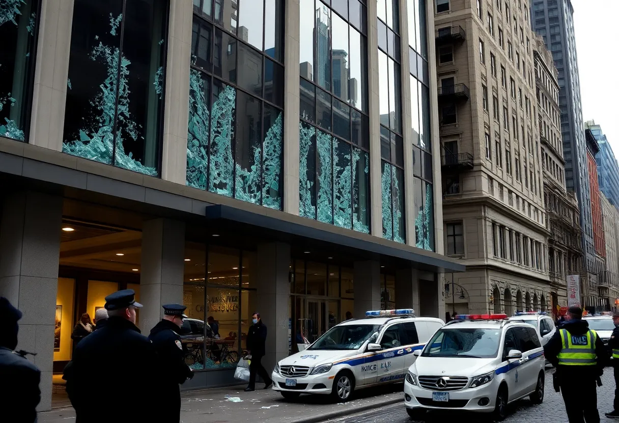Aftermath of mass shooting in Manhattan