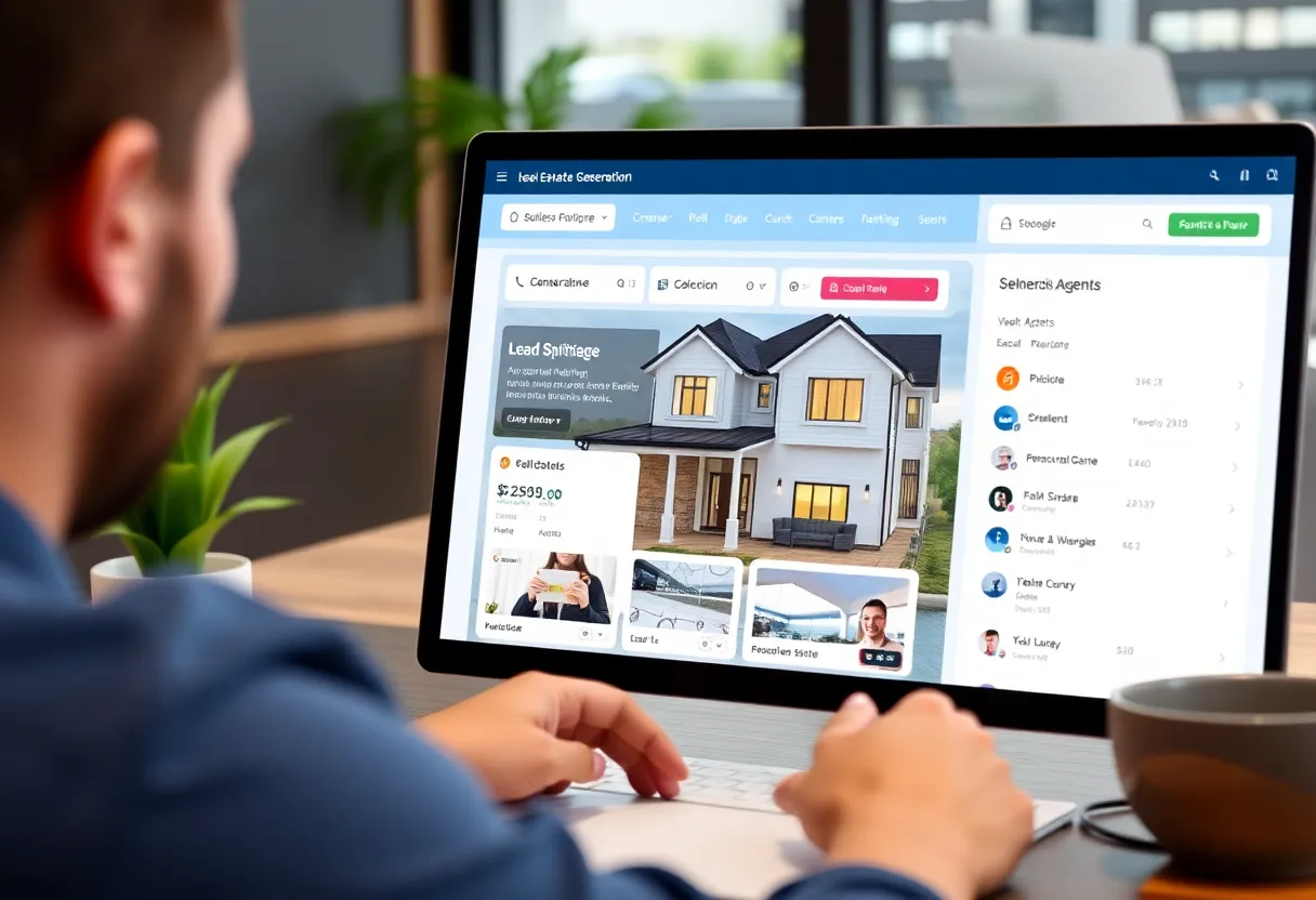 Screenshot of the MotivatedSellers.com lead generation platform