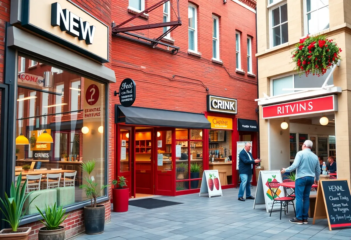 A collection of new storefronts representing various businesses in Central New York.