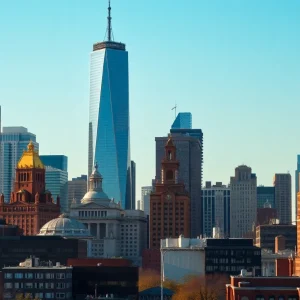 Cityscape of New York symbolizing education and governance