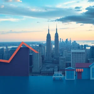 Symbolic representation of economic relief and stability in New York