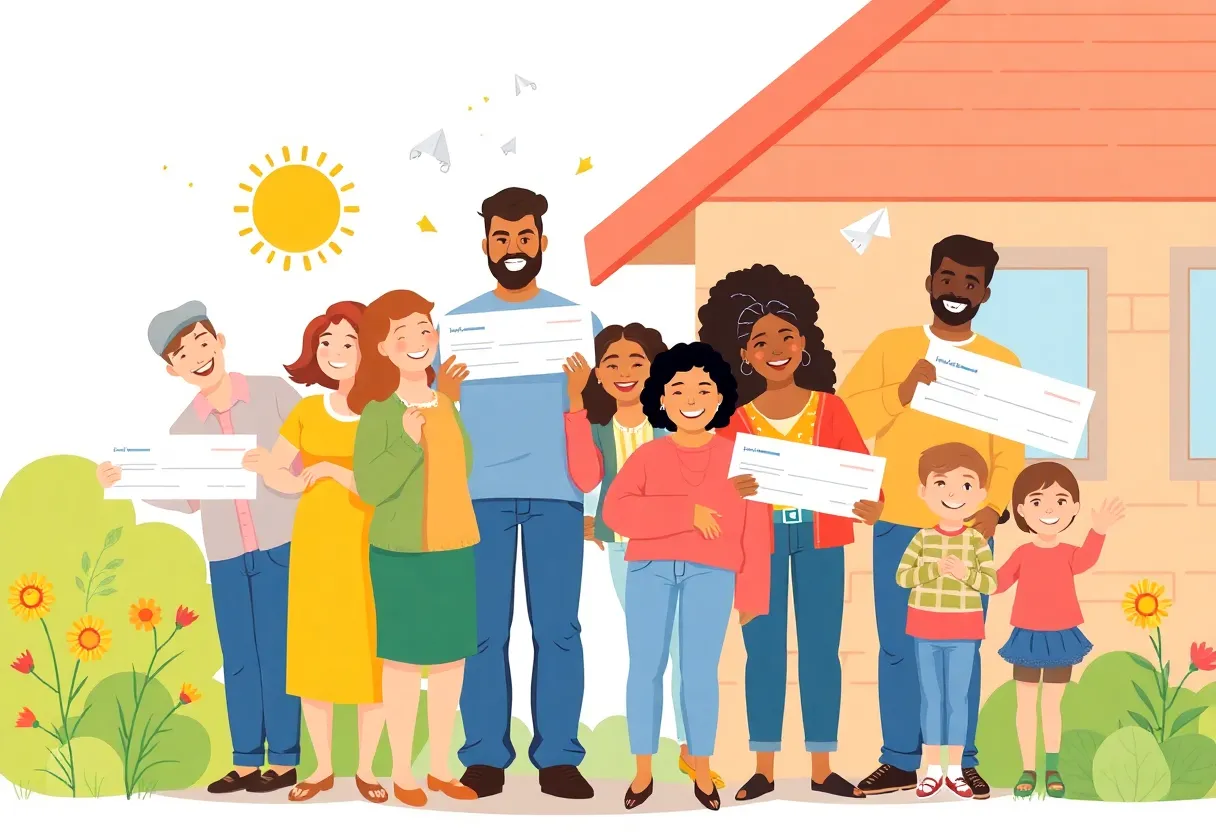 Families receiving inflation refund checks in New York