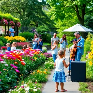 Summer garden event in New York City