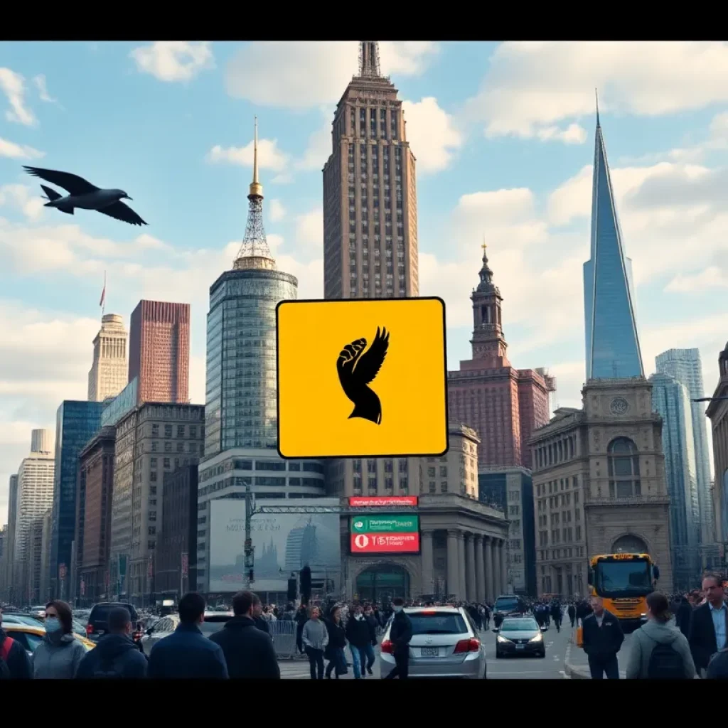 Conceptual image depicting New York City and immigration policies
