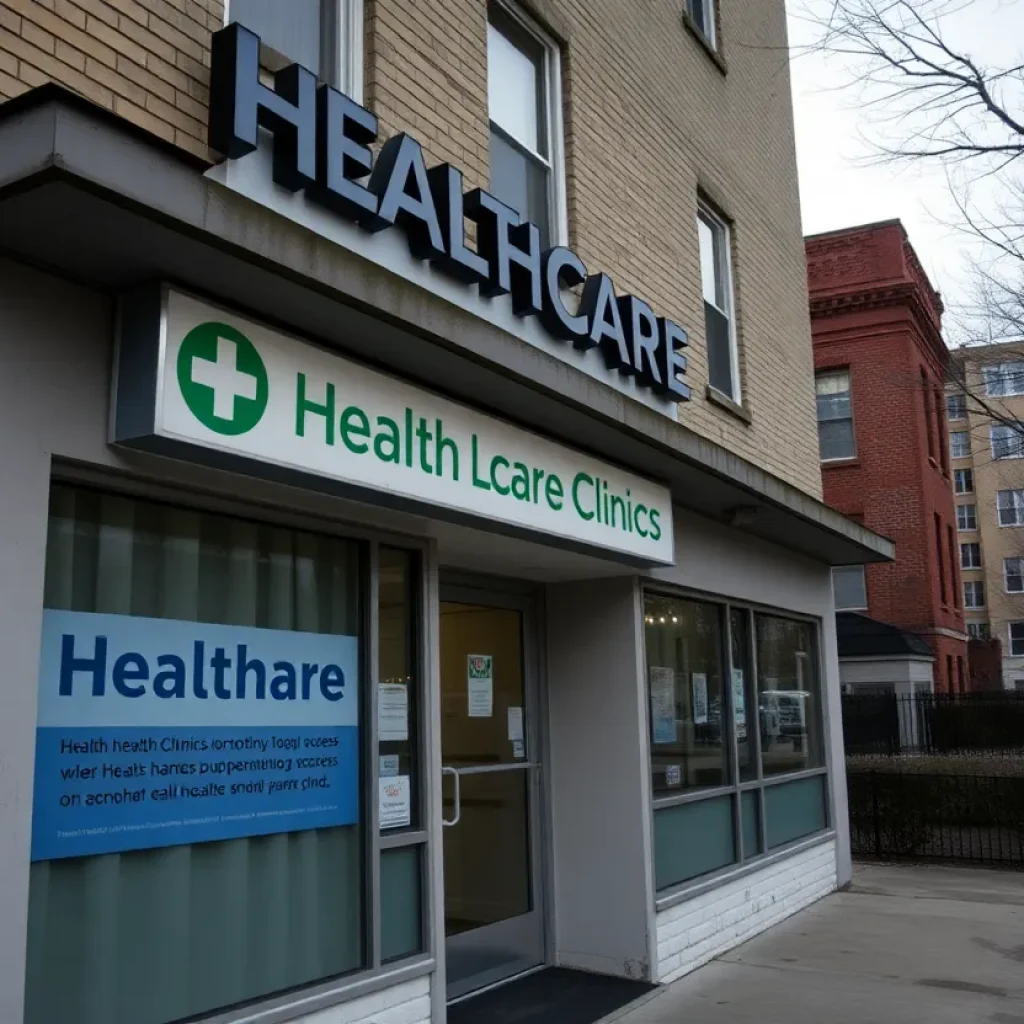 Exterior view of a Planned Parenthood clinic in New York