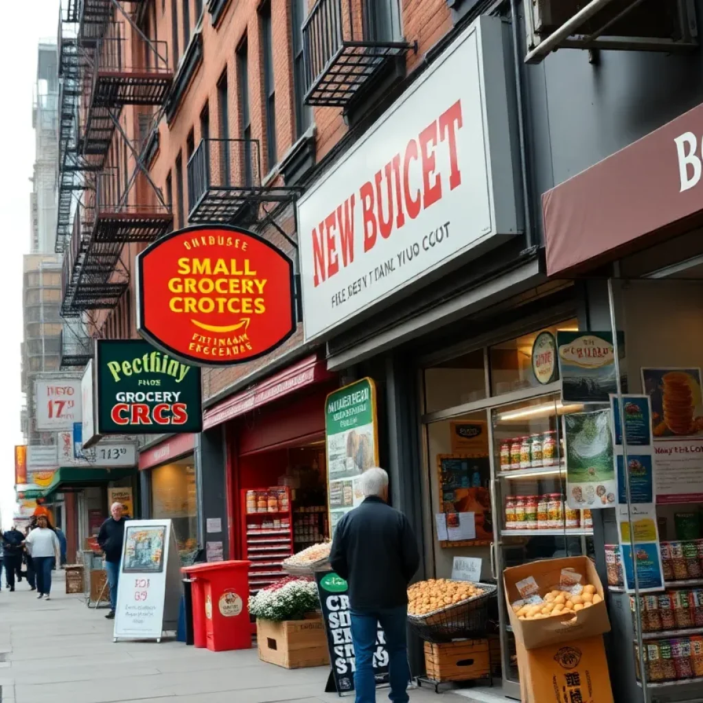 Small business storefronts in New York City
