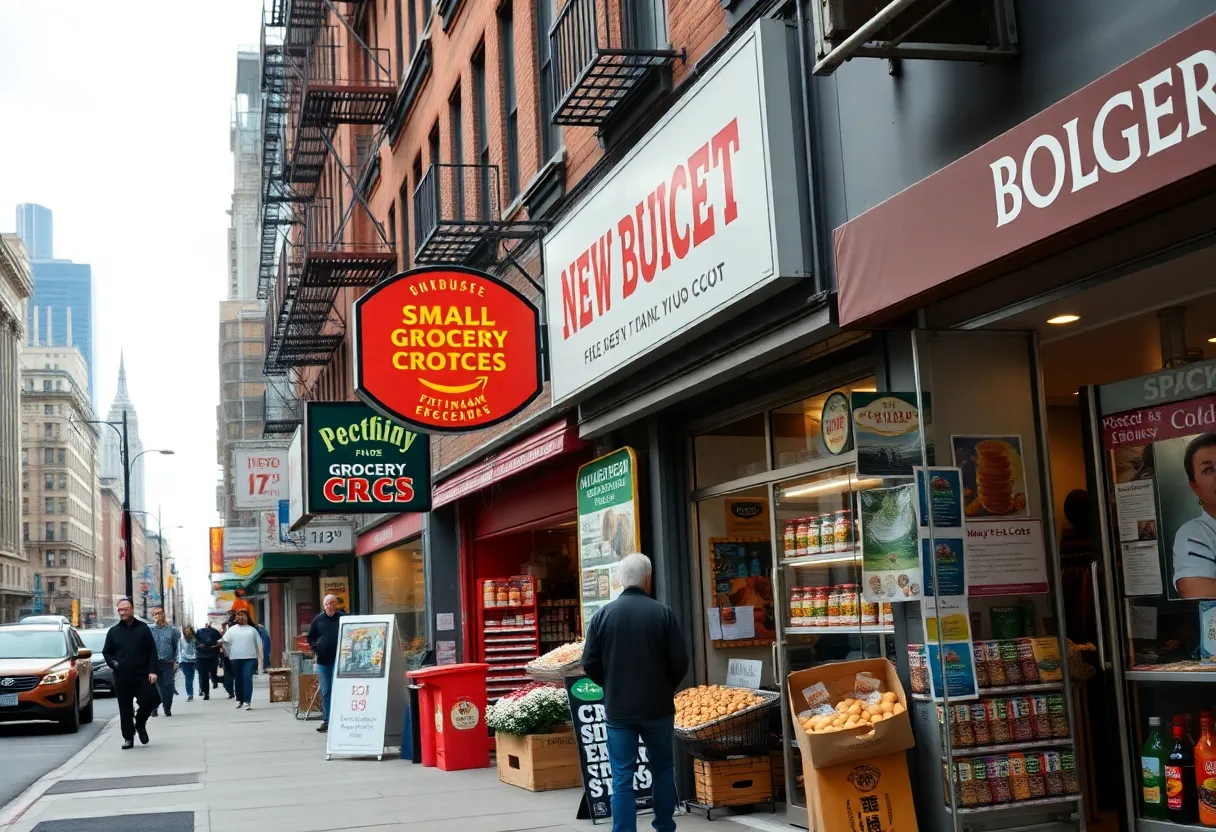 Small business storefronts in New York City