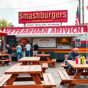 Community burger restaurant supporting veterans