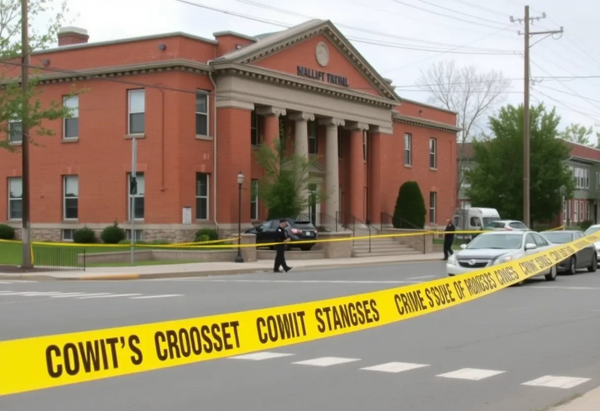 Investigation scene in Wallkill, New York