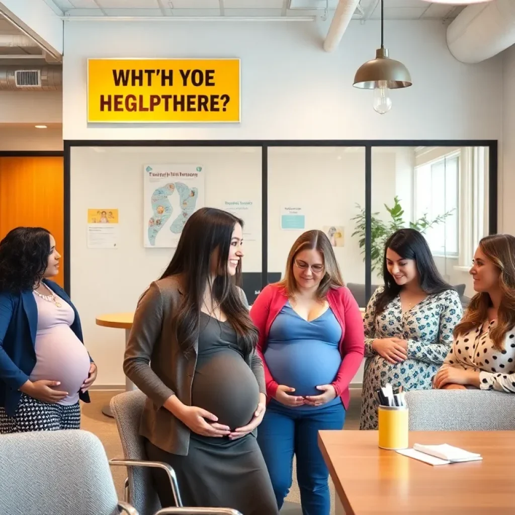 A supportive workplace environment for expectant mothers