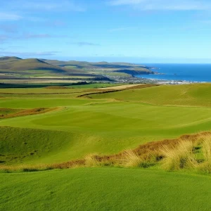 Golf course at Trump International Golf Links in Scotland