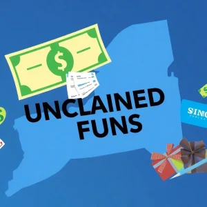 Representation of unclaimed funds in New York State