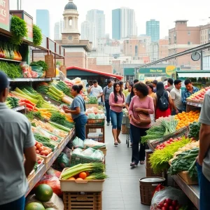 City-owned grocery store concept with fresh produce