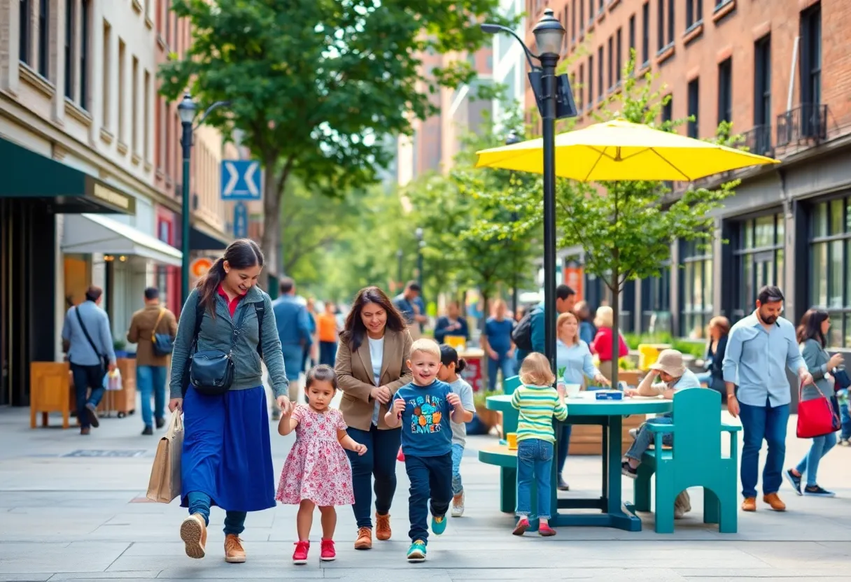 Families utilizing child care facilities in New York City