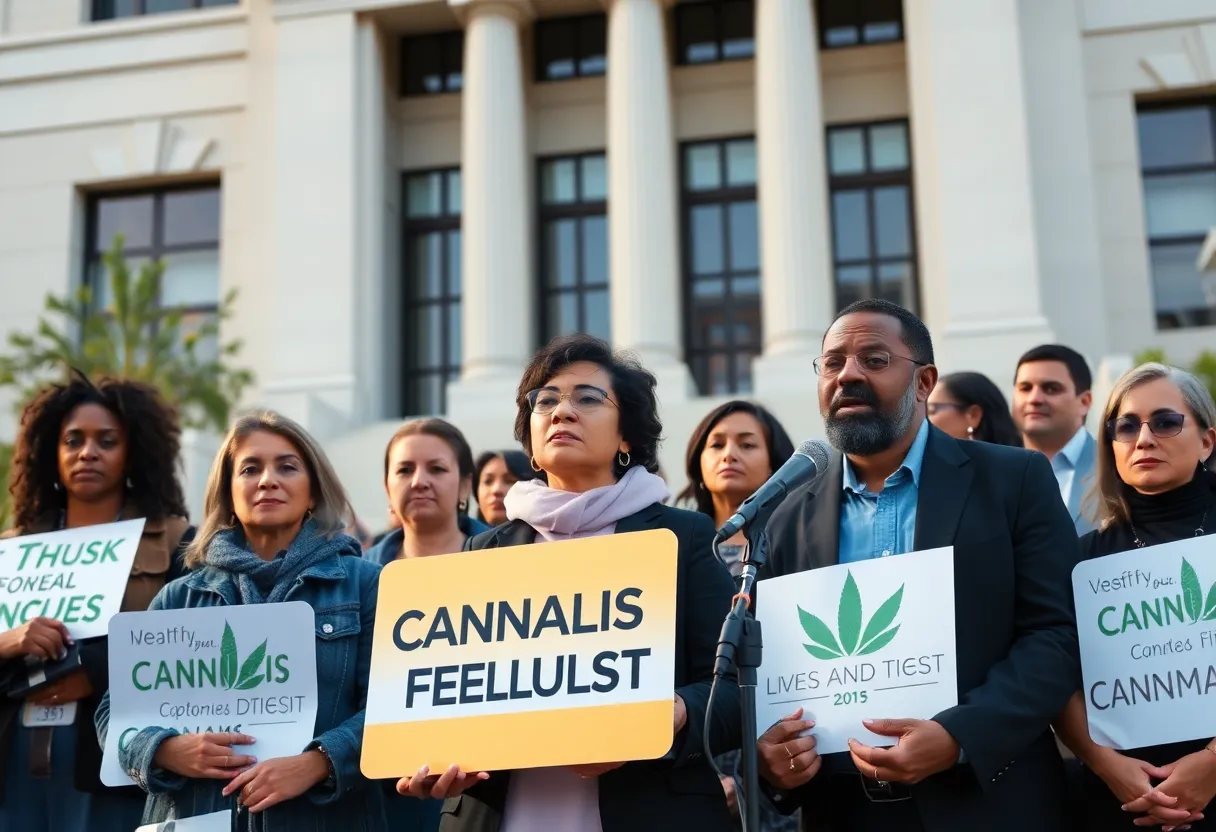 Cannabis dispensary owners advocating legal rights