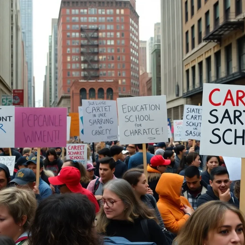 Public discussion on charter schools in New York City