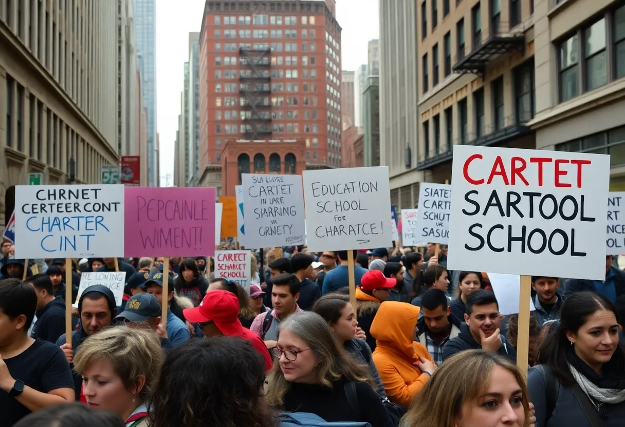 Public discussion on charter schools in New York City