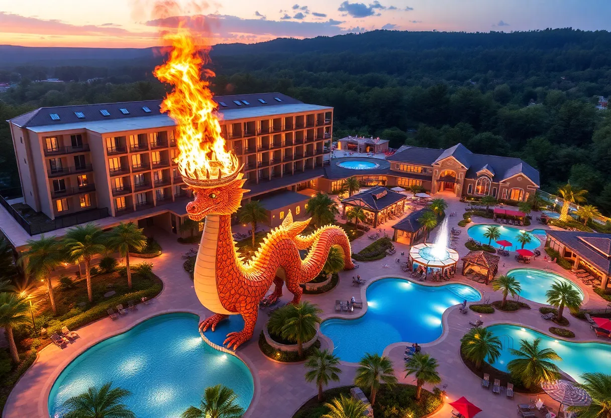 Rendering of Dellshire Resort in Wisconsin Dells