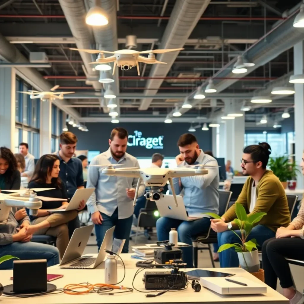 Various startups participating in the Genius NY accelerator program