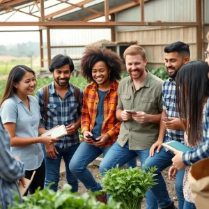Diverse entrepreneurs participating in the Grow-NY Food Competition.