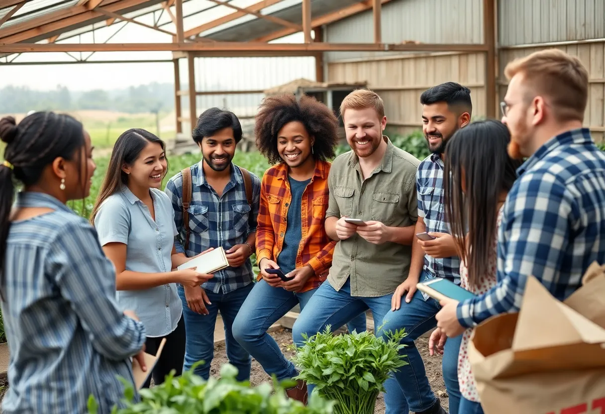 Diverse entrepreneurs participating in the Grow-NY Food Competition.