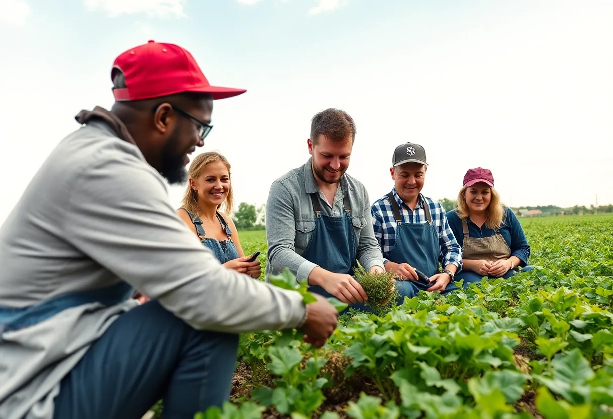 Scene depicting agriculture innovation in Upstate New York