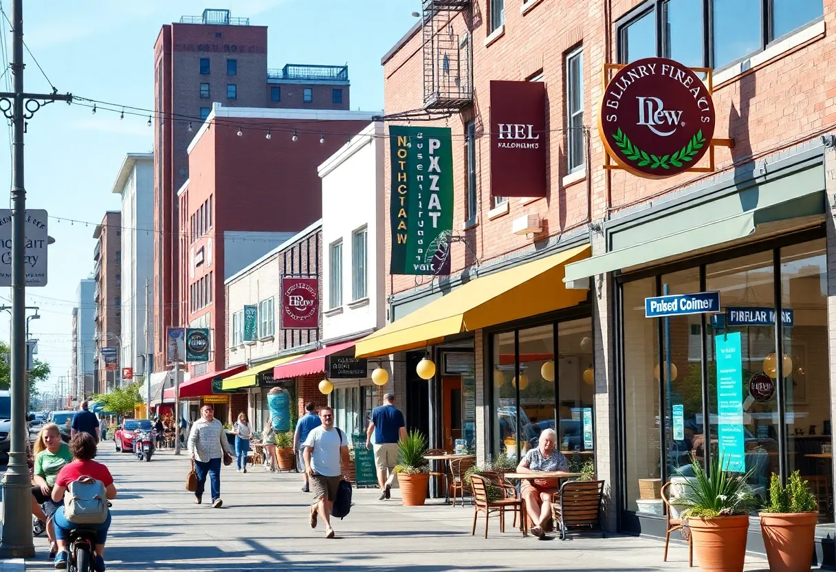 A lively scene of new business openings in Long Island