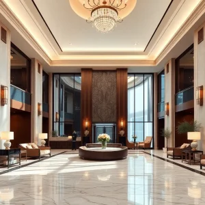 Interior of Hotel Elysee featuring modern luxury design