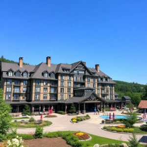 A stunning luxury hotel nestled in the natural beauty of Upstate New York.