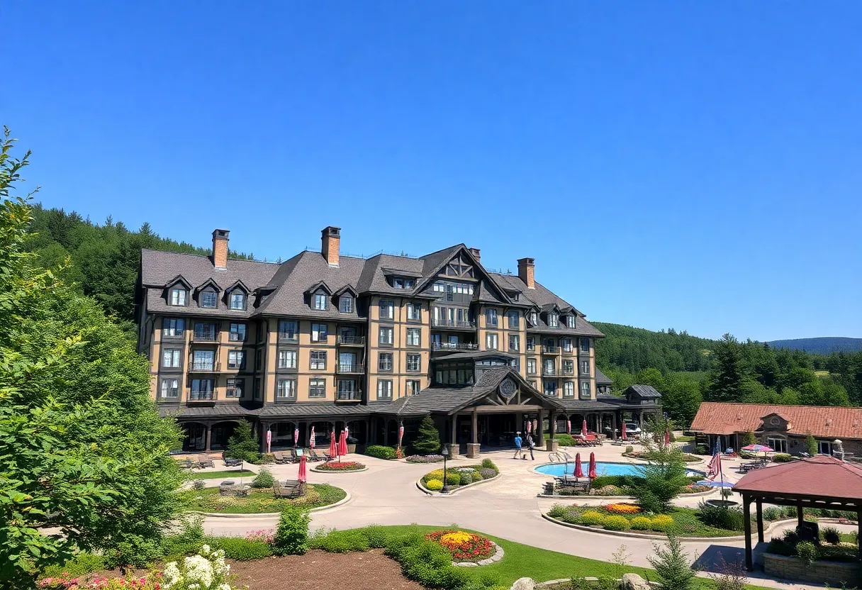 A stunning luxury hotel nestled in the natural beauty of Upstate New York.