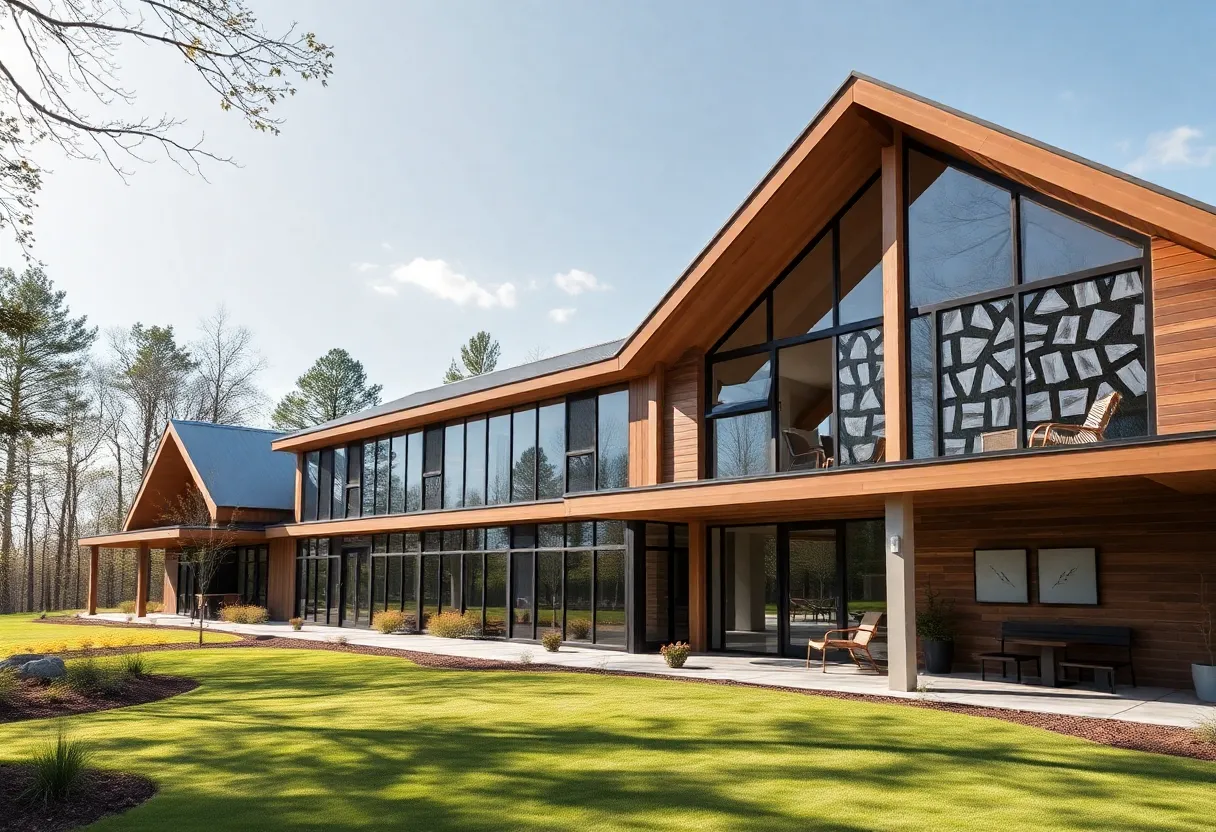 Rendering of the new addiction recovery facility on Wards Island