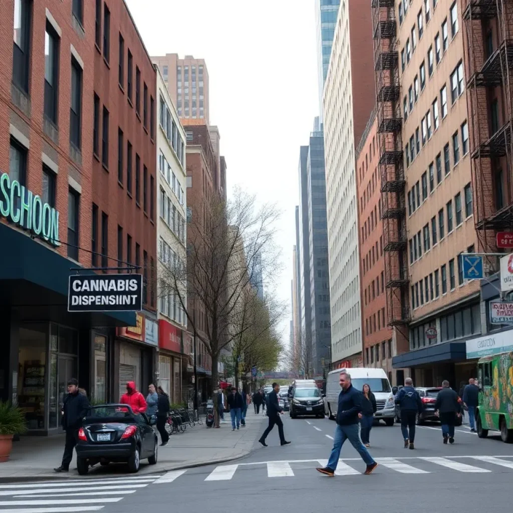 Cannabis dispensary near a school in New York