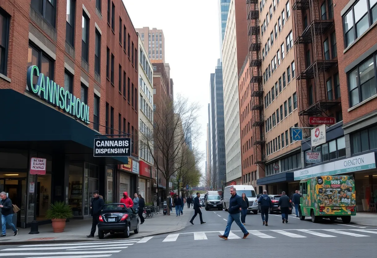 Cannabis dispensary near a school in New York