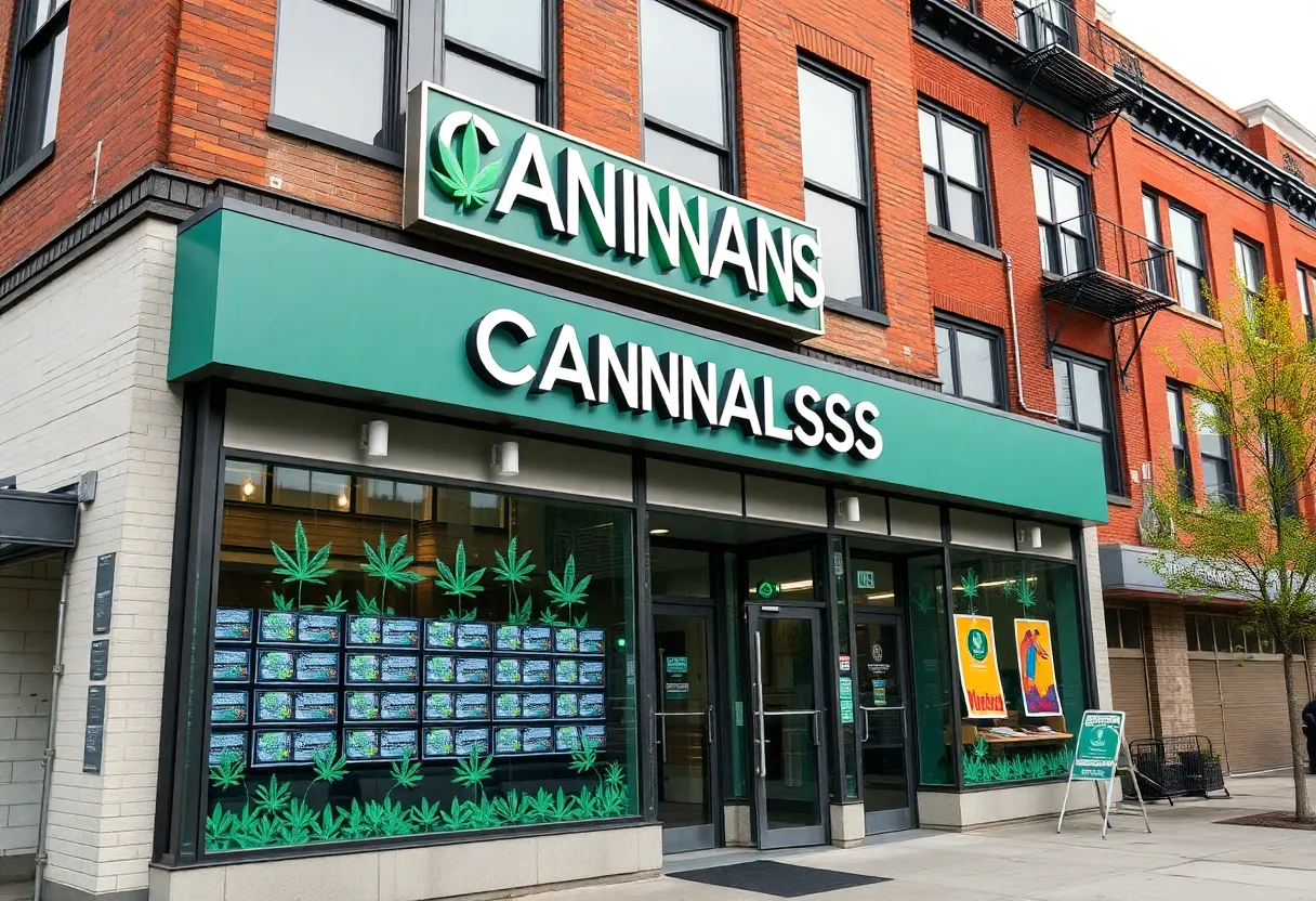 Cannabis dispensary in New York City near a school