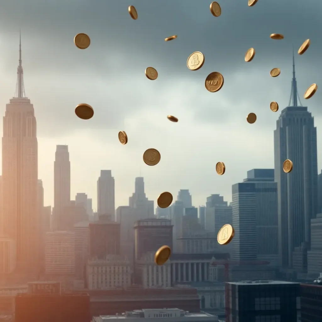 New York City skyline representing budget challenges